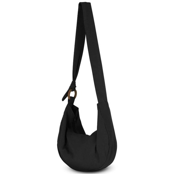 Small Sling Bag Fanny Packs Crossbody Bags -  Black - Picture 1 of 6
